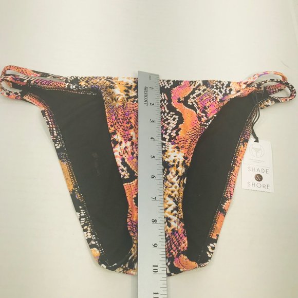 Shade And Shore Women's Size Medium 8-10 Low Coverage Bikini Swim Bottom New - Picture 8 of 9